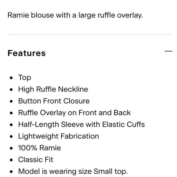 FRAME Ruffle Flounce High Neck Button Top Blouse White Size XS - Picture 5 of 5